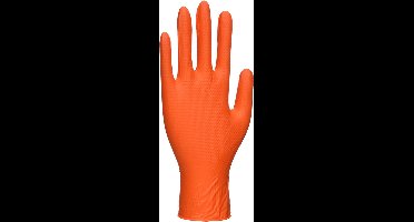 Portwest Oranje HD Wegwerphandschoen (Pk100) - Oranje - M