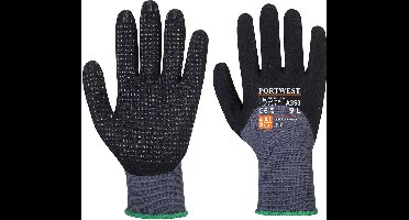 Portwest DermiFlex Ultra Plus Handschoen - Grijs/zwart - S