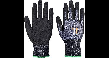 Portwest SG snijbestendige C15 Eco Nitril Handschoen - (pk12) - Blauw/zwart - M