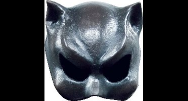 Partychimp Halfmasker Cat Girl Halloween Masker voor bij Halloween Kostuum Volwassenen Carnaval - Latex- One Size