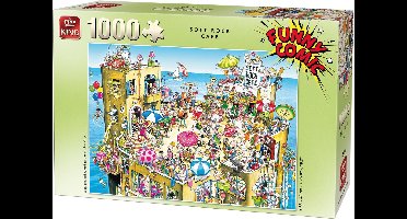King Funny Comic Puzzel - Soft Rock Cafe - 1000 Stukjes Legpuzzel (68 x 49 cm)
