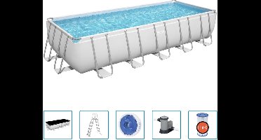Bestway Zwembad Power Steel bovengronds rechthoekig 19281 L