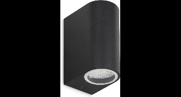 PROLIGHT buitenlamp up/down - 2x3W - LED integrated - IP44 - zwart