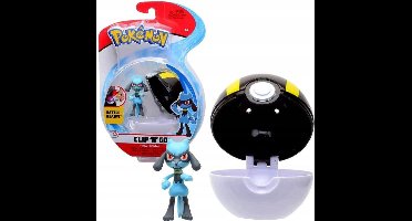Pokemon Figure - Riolu + Ultra Ball (Clip 'n' Go)