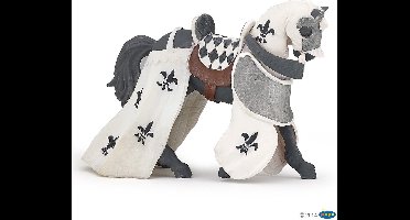 Papo -  Papo Wit Gedrapeerd Paard