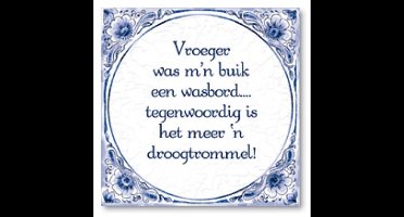 Tegels delfts blauw - Wasbord