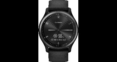 Garmin Vivomove Sport - Hybrid smartwatch - Echte wijzers - Verborgen touchscreen - 40mm - Zwart