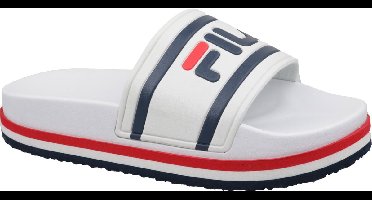 Fila Morro Bay Zeppa WMN 1010639-02P, Vrouwen, Wit, Slippers, maat: 40