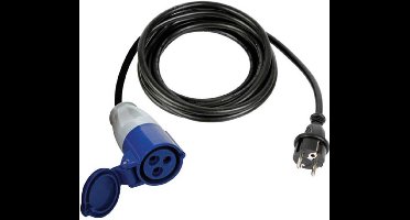 Q-Link CEE Verloopsnoer 3M - Caravansnoeren -