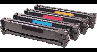 Set 4x ABC huismerk toner geschikt voor Canon 731 731K 731C 731M 731Y voor I-Sensys LBP-7100 Series LBP-7100cn LBP-7110cw MF-620 MF-623cn MF-624cw MF-628cw MF-8200 MF-8230cn MF-8280cw