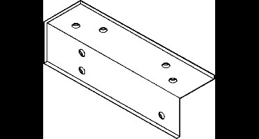 GEZE Hoekconsole voor Deurdranger TS 2000 V