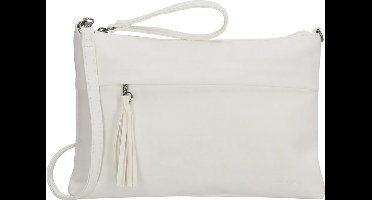 Beagles La Costera Crossbody Schoudertasje Polstas Avondtasje - Dames Tas - Wit