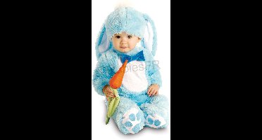 Verkleedkleding - BLAUW KONIJN BABY KOSTUUM - 18-24 MAANDEN