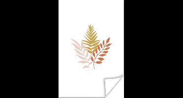 Poster Bladeren - Pastel - Abstract - Botanisch - 20x30 cm