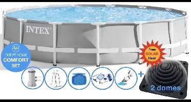 Ø 457 x 107 cm Intex Prism Frame COMFORT zwembad set – rond