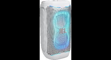 JBL PartyBox 130 - NIEUW - Draadloze Bluetooth Party Speaker - Opvouwbare Handgreep - Spatwaterdicht - LED verlichting - 15 uur - Wit
