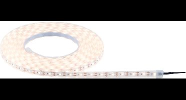 Paulmann Solar LED-strip 5 meter warm wit met afstandsbediening, 1x 18650 1500 mAh batterij, zwart 71193