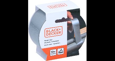 BLACK+DECKER Reparatietape 48 mm x 10 m - Repair Tape voor Reparaties en Bevestiging - Grijs