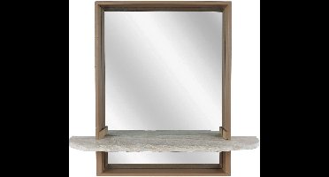 Spiegel taupe hout speelgoed educatief spel 45x15x50cm multicolor.
