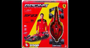 Bburago Ferrari Ferrari Sf23 - Modelauto - Schaal 1:24 - Rood/Zwart