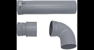 Vaillant Apparaat-aansluit-set 150-130 mm PP voor VKK 806/3-1606/3, 0020060589
