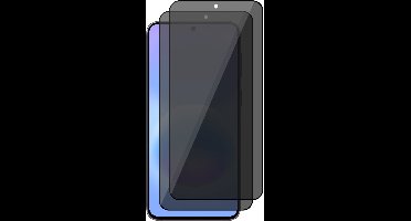 Privacy Screenprotector geschikt voor Samsung Galaxy A57 / A37 / S25 FE / S24 FE – 2 Stuks – Full Cover Gehard Glas – Anti Inkijk – Privacy Filter