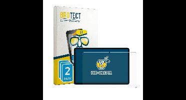 BROTECT - Screenprotector voor Teclast P33 - Folie Beschermfolie transparant 2 Stuks