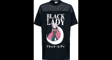 Sailor Moon Black Lady Dames T-shirt - zwart - 3XL