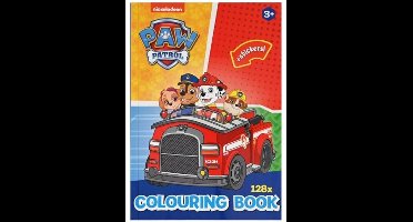 Kleurboek + stickers 128 pag Paw Patrol - Blauw