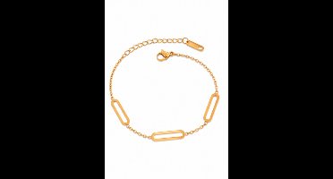 Armband - Goudkleurig- verguld - dames - Vrouwen - feest sieraden - verjaardag cadeau - cadeau - vakantie