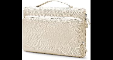 Draagtas voor 13 Inch Laptops en Tablets, Geschikt voor MacBook Air/Pro, iPad Pro/Air en Surface Pro, Beschermhoes voor Notebooks en Tablets in Sandkleur