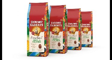Douwe Egberts Excellent Brazil & Colombia - Voordeelverpakking - 1.8kg (4x450g)