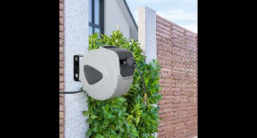 Luchtslanghaspel – Persluchtslanghaspel – Slanghaspel Compressor – Automatische Slanghaspel – Wandslanghaspel – 15 Meter + 1,4 Meter Slanglengte – 180° Draaibaar Met Veiligheidsrem