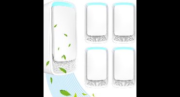 Plug-in Luchtreiniger Voor Thuis, Mini-luchtreiniger Voor Kleine Kamers, Stille Luchtverfrisser Voor Kantoor, Slaapkamer, Woonkamer, Draagbare Luchtreinigers, Geur, Huisdierengeur - Luchtreiniger (4-pack)