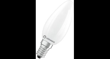 Ledvance LED Filament Kaarslamp E14 - 3.4W 470lm 2700K 230V - Mat Glas - Ø35mm - Geschikt voor kroonluchters, eettafels, woonkamers