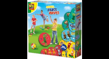 SES Creative 02343 Dance-Dance-Dance - Maak je eigen dansjes - 24 speelkaarten met danspasjes - 2 dobbelstenen - Actief spelen
