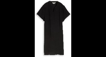 Tom Tailor - Jurk met V-hals - Maat 36 - deep black