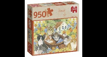 Jumbo Puzzel Francien Farm Cats 950 stukjes
