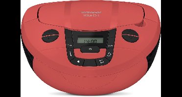 Technisat Viola CD-1 portable FM-radio met CD en bluetooth - rood