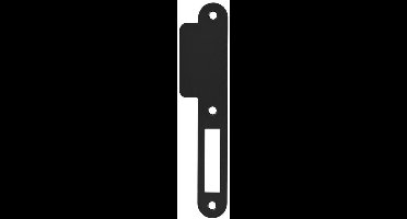 Artitec Kastslot Sluitplaat 24mm - Korte Lip 39mm - Zwart
