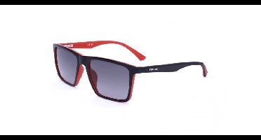 Police SPLN26 Shiny black with semi matt red parts 54/17/145 MAN Zonnebrillen