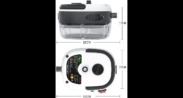 Stoomreiniger - 2500W - Draagbare - Hogedrukreiniger - Hete Stoom - Hoge Temperatuur Desinfectie - Voor Auto - Keuken - Airco en Thuisgebruik - Blauw