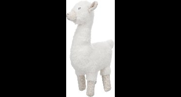 FLAMINGO - SPEELGOED CINO ALPACA WIT 14x22x34CM