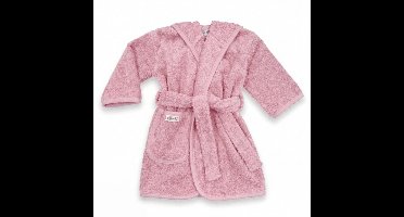 Funnies Badjas Junior Katoen Roze Maat 98 - 104 - 110 - Badjas Uni Line, Roze 4-6jr