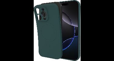 Just in Case hoesje geschikt voor iPhone 16 Pro Hoesje geschikt voor MagSafe - Color Backcover - Groen