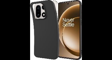 Just in Case hoesje geschikt voor OnePlus 15 Hoesje Siliconen - Flexibele Case - Zwart