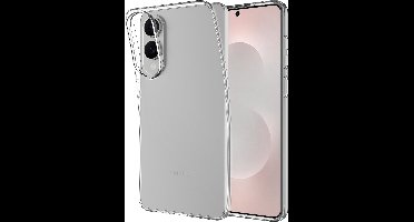 Just in Case hoesje geschikt voor Samsung Galaxy S25 Edge Hoesje Siliconen - Flexibele 100% GRS Case - Transparant