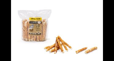 Beeztees Kauwsticks met Kip - Hondensnack - kauwsnack - Voordeelverpakking - 28 stuks - 15 cm