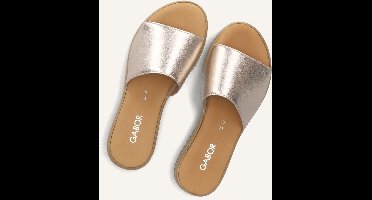 Gabor 730 Slippers - Dames - Goudkleurig - Maat 42