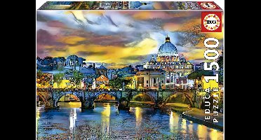 Educa St. Peter s Basilica and St. Angelo Bridge 1500 stukjes Puzzel
